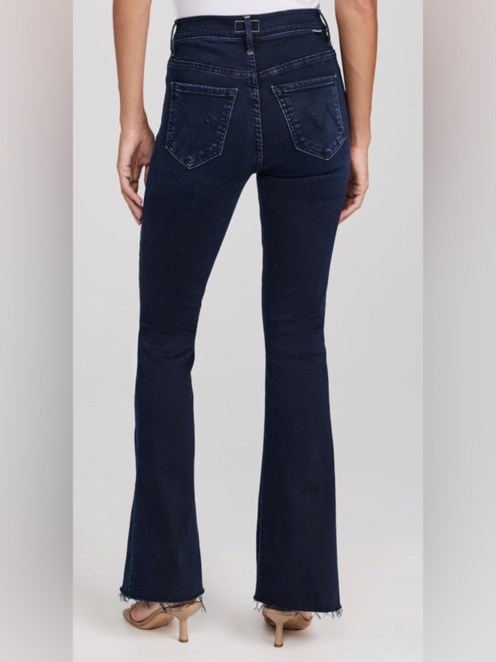 MOTHER The Weekender Fray Mid Rise Flare Size 32 - Picture 4 of 15